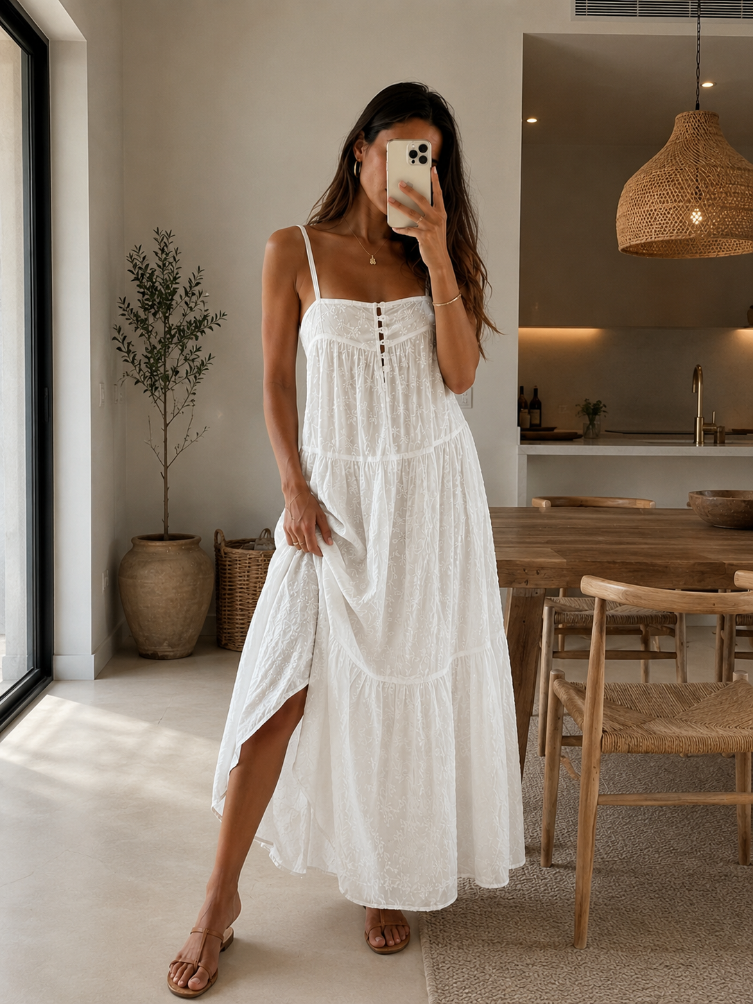 Vestido Alba Bordado