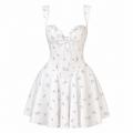 Vestido Celeste Floral