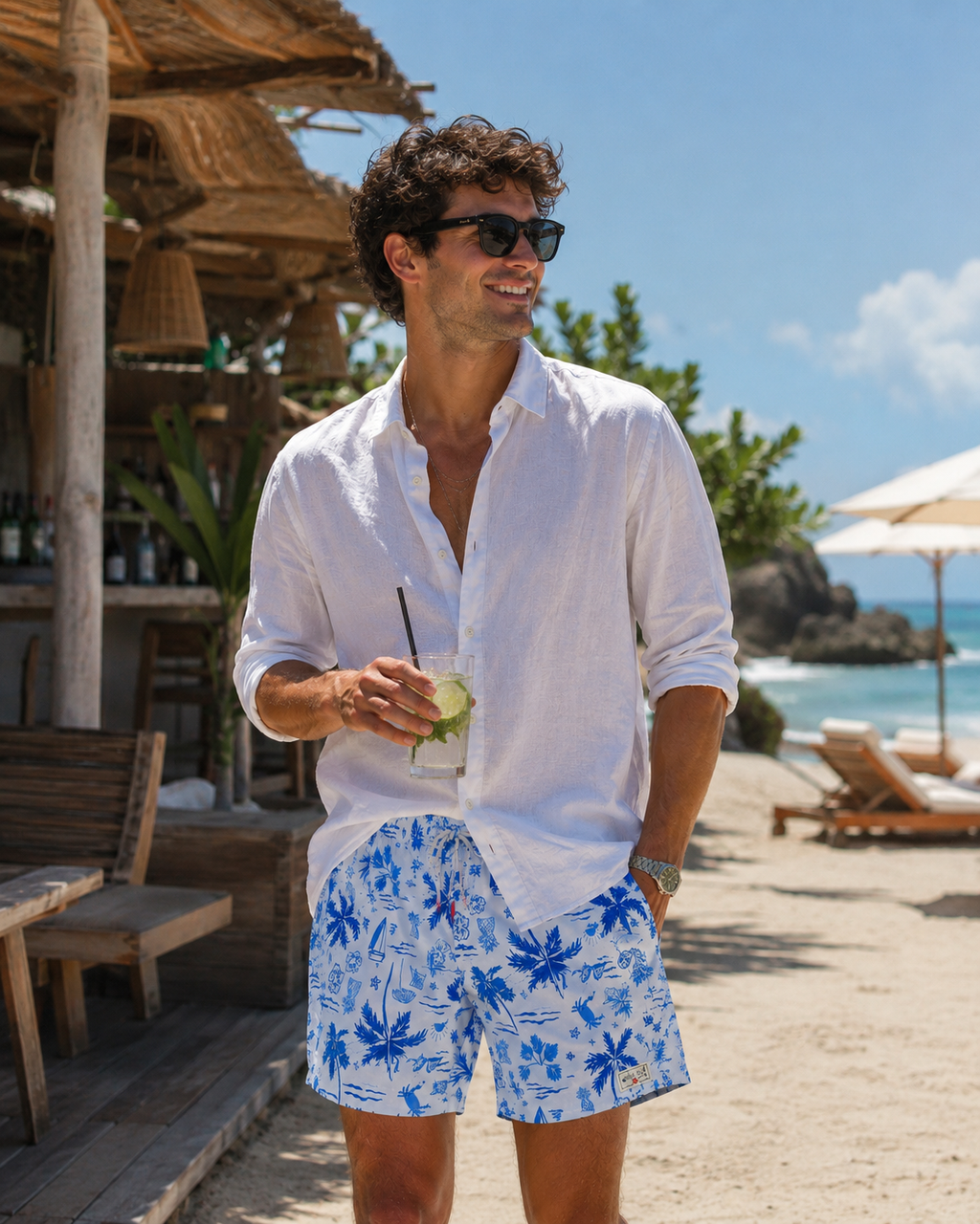 Short de Playa Palmeras