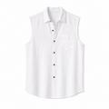 Camisa de Lino Sin Mangas