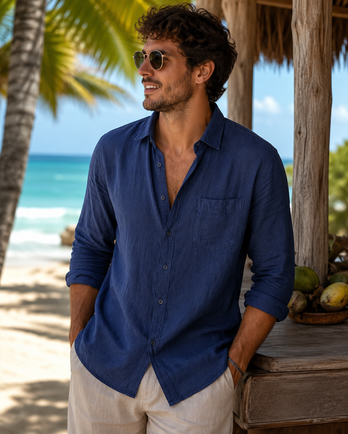 Camisa Santorini