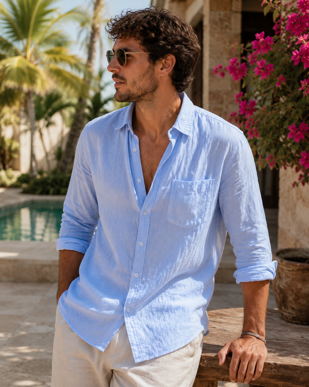 Camisa Santorini