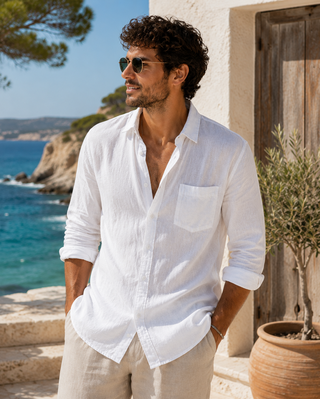 Camisa Santorini