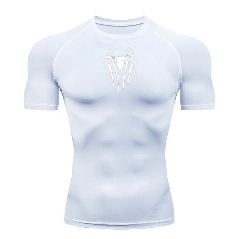 2025 Compression T Shirt Men Short Sleeve Sport Tees Fitness Running Sportsear Men Gym Elastic Quick Dry Jogging T-shirt Tops