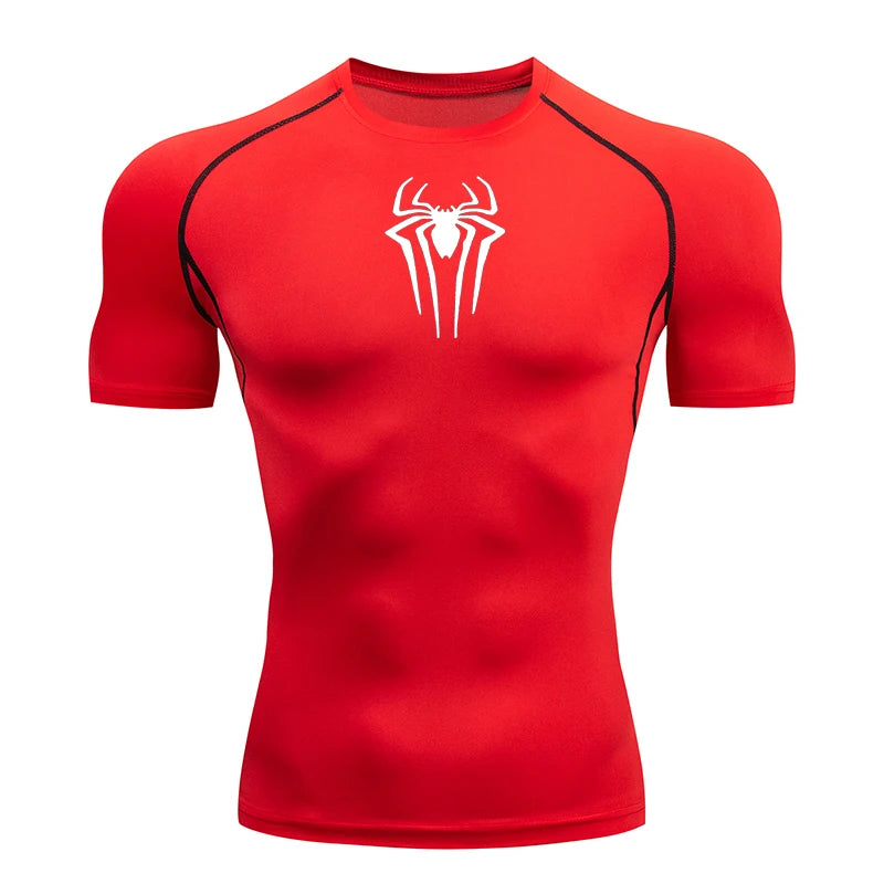2025 Compression T Shirt Men Short Sleeve Sport Tees Fitness Running Sportsear Men Gym Elastic Quick Dry Jogging T-shirt Tops