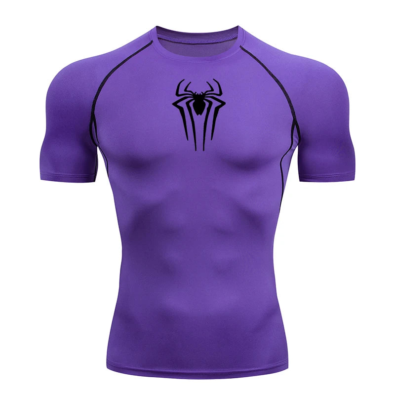 2025 Compression T Shirt Men Short Sleeve Sport Tees Fitness Running Sportsear Men Gym Elastic Quick Dry Jogging T-shirt Tops