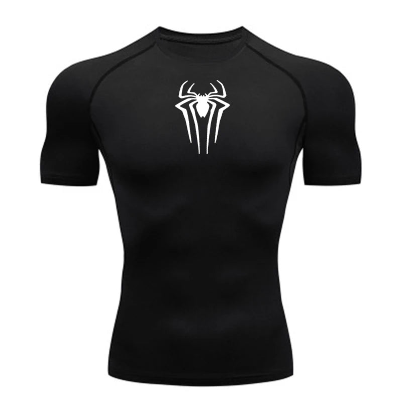 2025 Compression T Shirt Men Short Sleeve Sport Tees Fitness Running Sportsear Men Gym Elastic Quick Dry Jogging T-shirt Tops