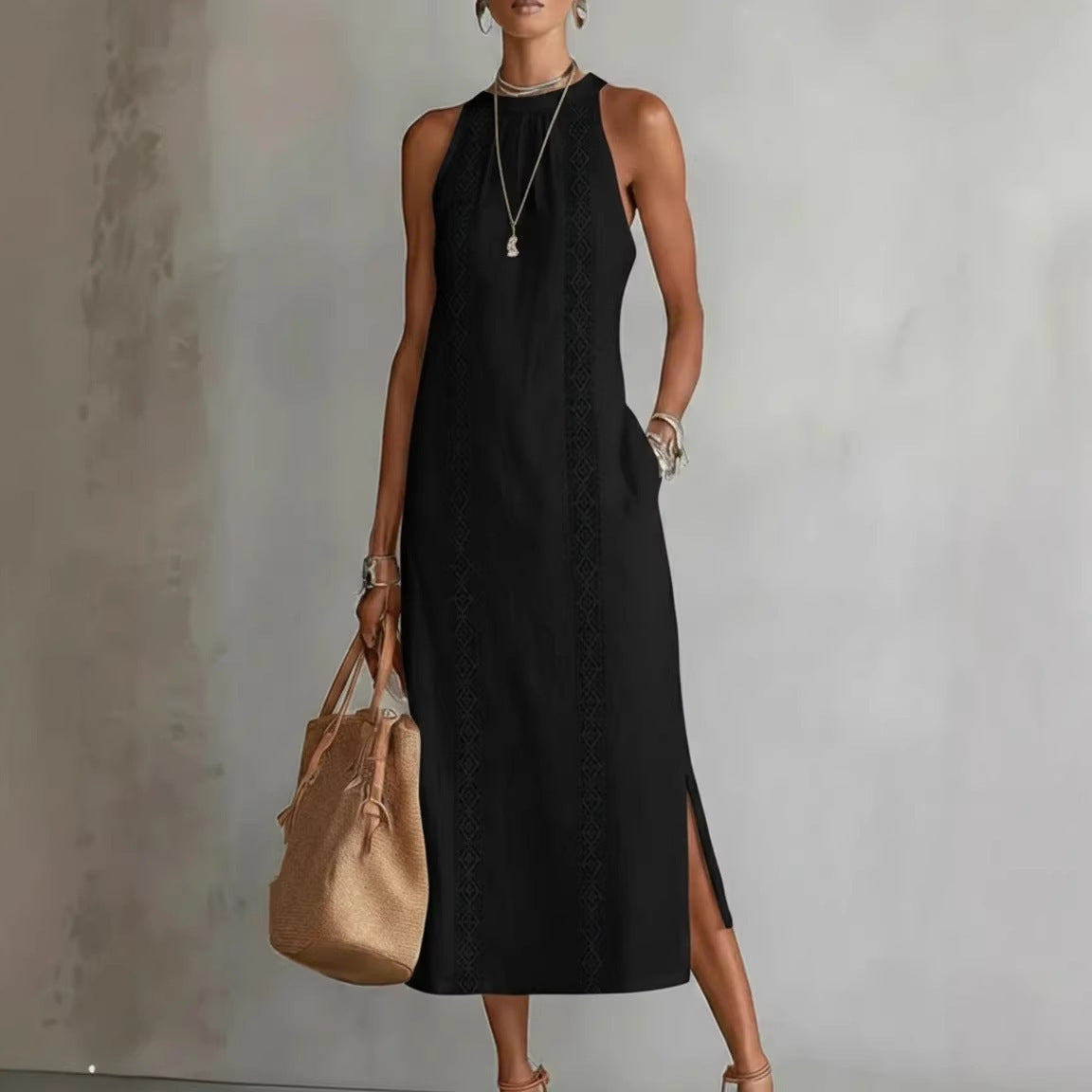 Vestido Midi Elegance Halter