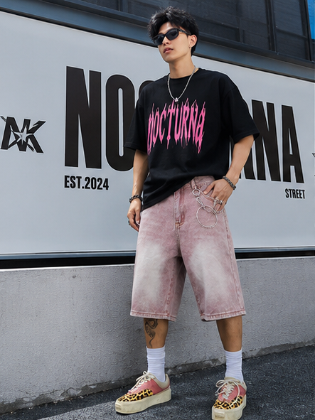 Short Denim Street Rosa