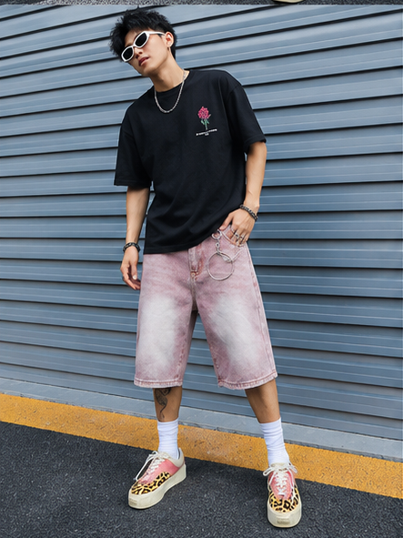 Short Denim Street Rosa