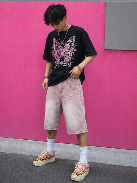 Short Denim Street Rosa